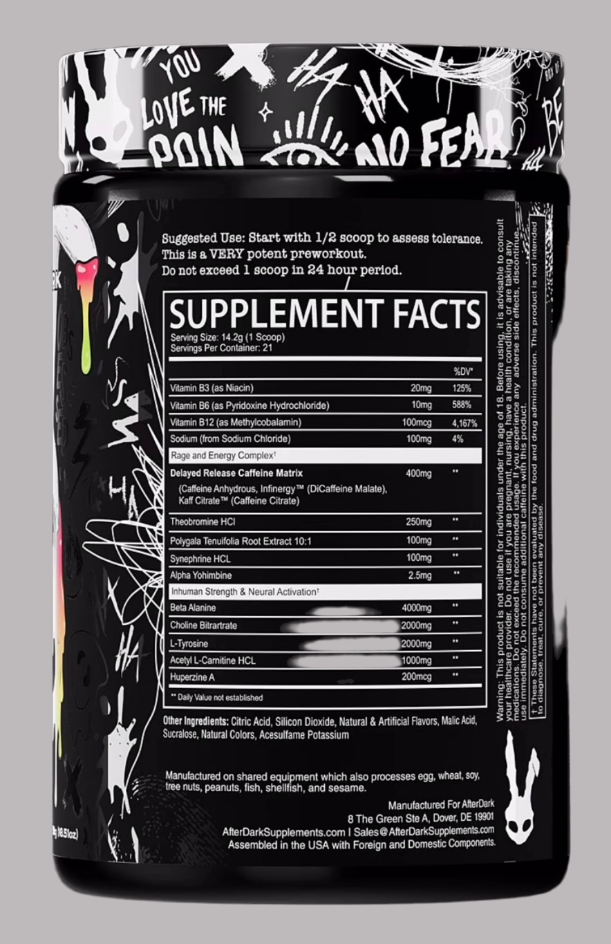 Inhuman Face Melter LTD Pre Workout