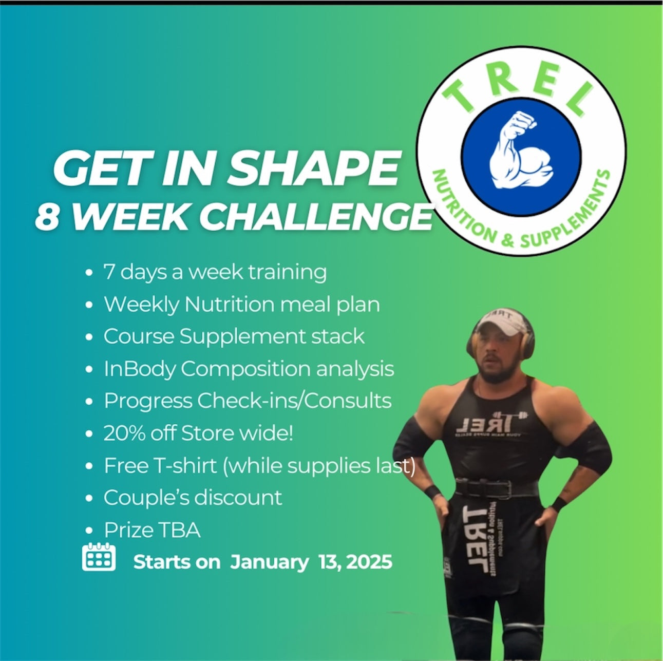 TREL SUPPS 8 WEEK WEIGHT LOSS CHALLENGE