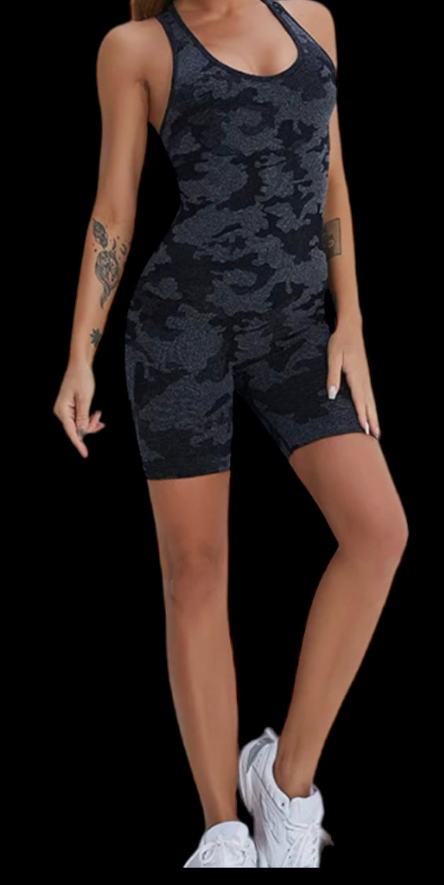 TREL WOMENS ONE PIECE GYM OUTIFT