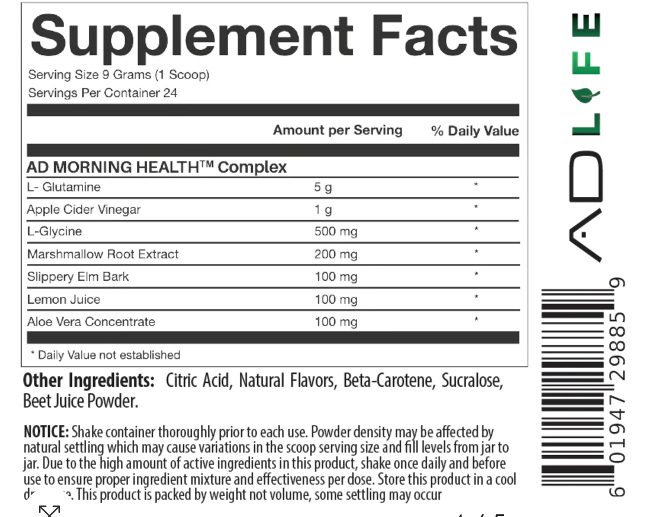 Good Mornin - Detox And Gut Performance Drink