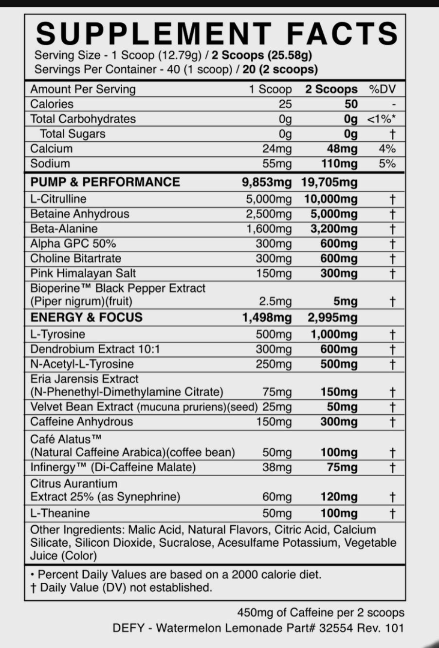 DEFY *FULL SPECTRUM PRE*
