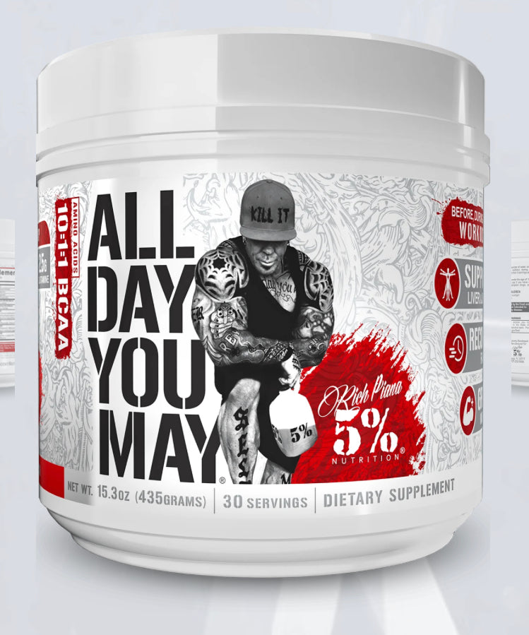 “5% NUTRITION” ALL DAY YOU MAY BCAA RECOVERY DRINK: LEGENDARY SERIES
