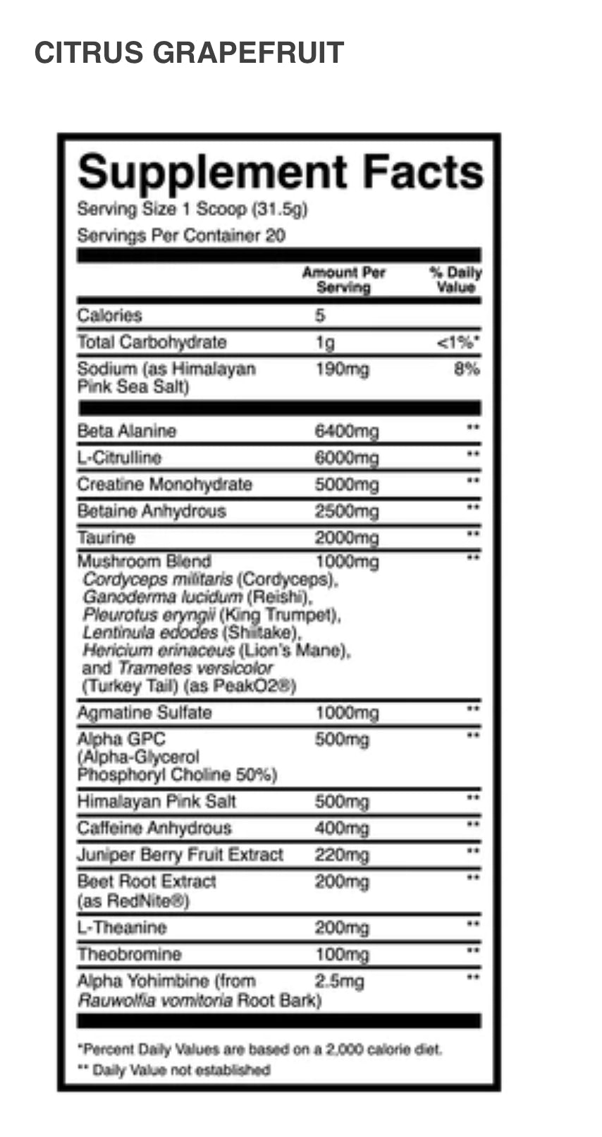 THUPER THAVAGE PRE-WORKOUT