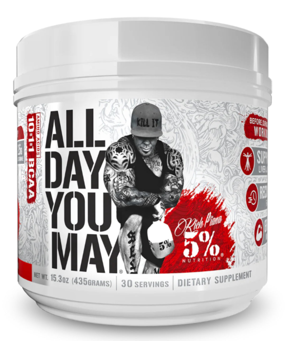 “5% NUTRITION” ALL DAY YOU MAY BCAA RECOVERY DRINK: LEGENDARY SERIES