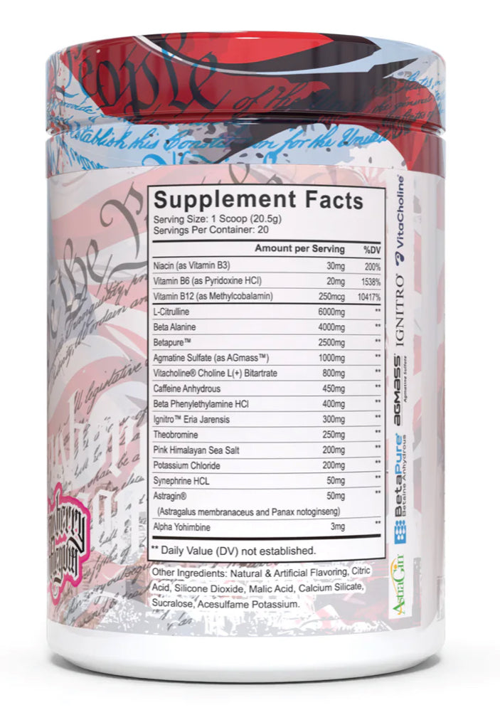 6 - ULTRA PREMIUM HIGH STIM PRE-WORKOUT