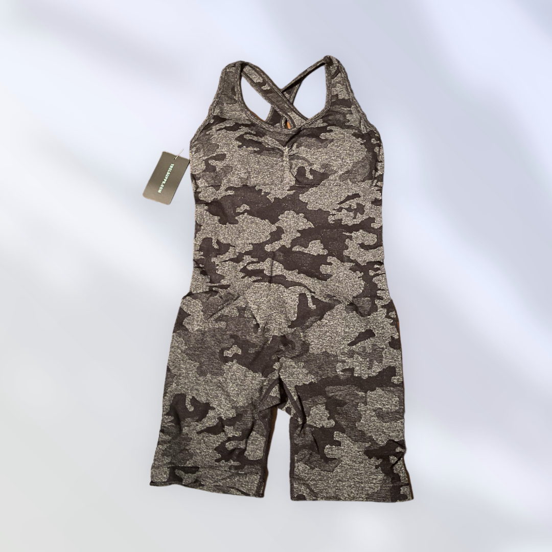 TREL WOMENS ONE PIECE GYM OUTIFT