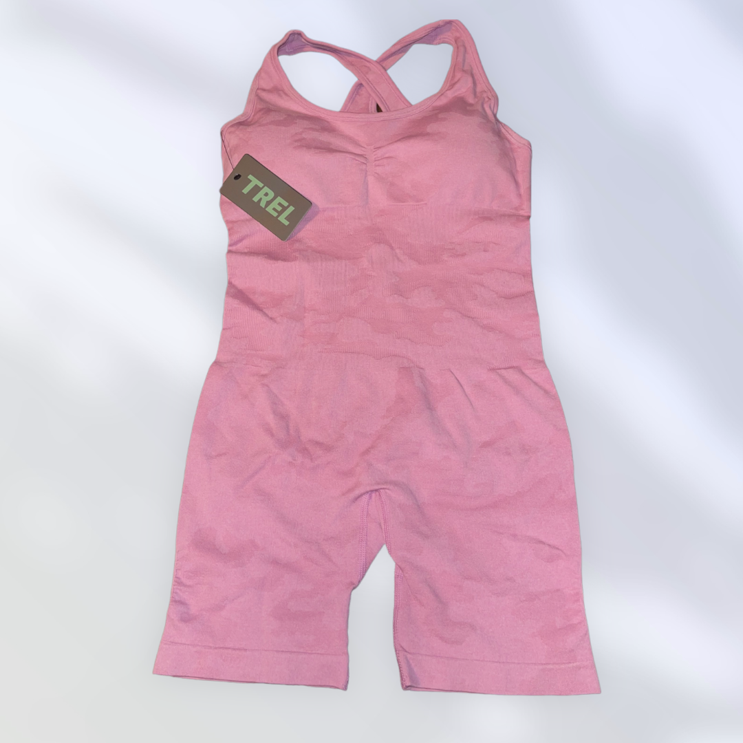 TREL WOMENS ONE PIECE GYM OUTIFT