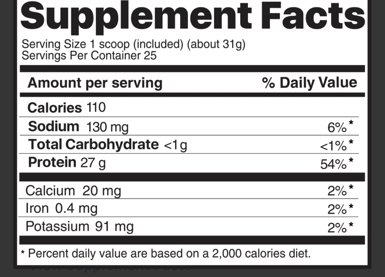 BELIEVE SUPPS ISOLATE