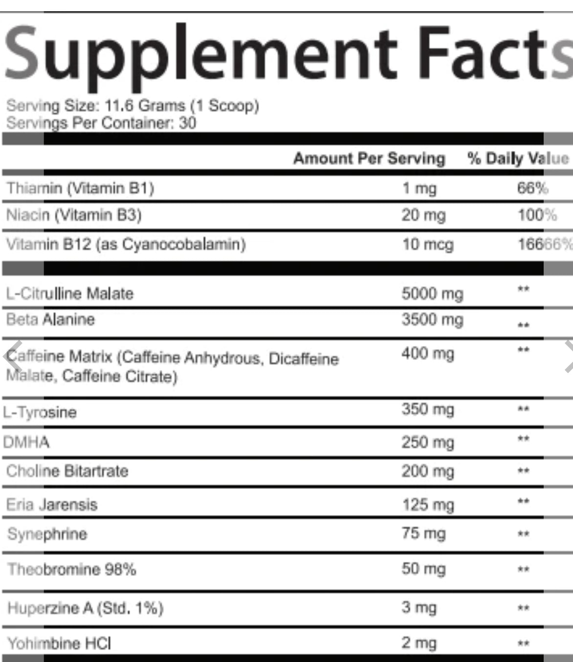 MAD HOUSE INNOVATIONS- CHAOTIC RAGE PRE-WORKOUT