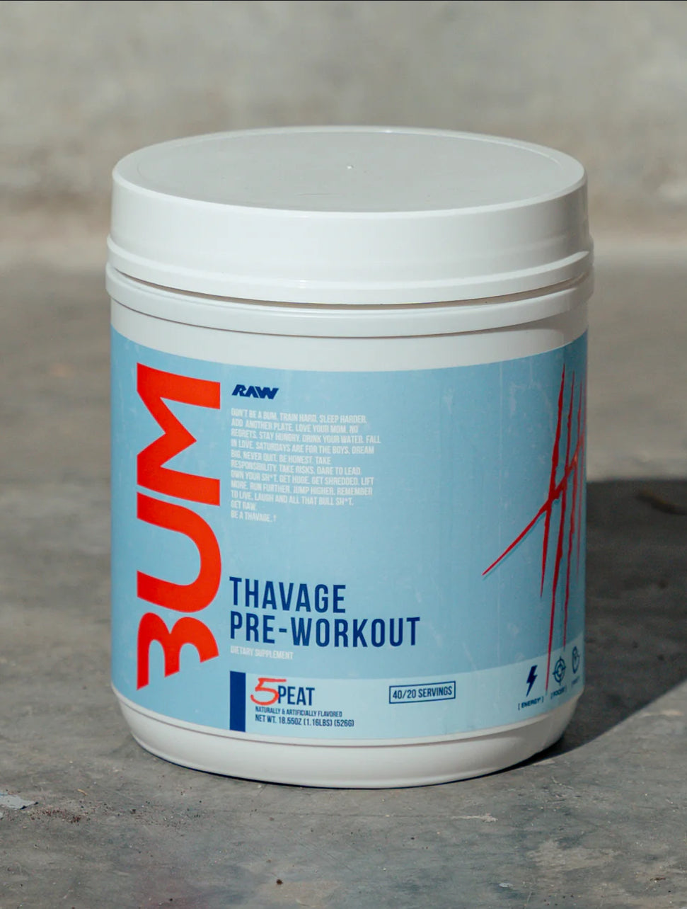CBUM 3 TURBA PRE ENTRENAMIENTO