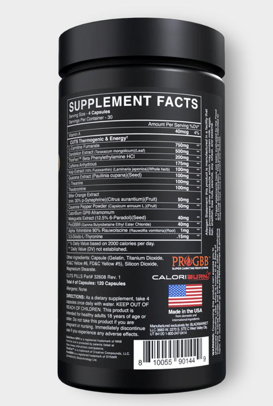 CUTS Thermogenic PILLS