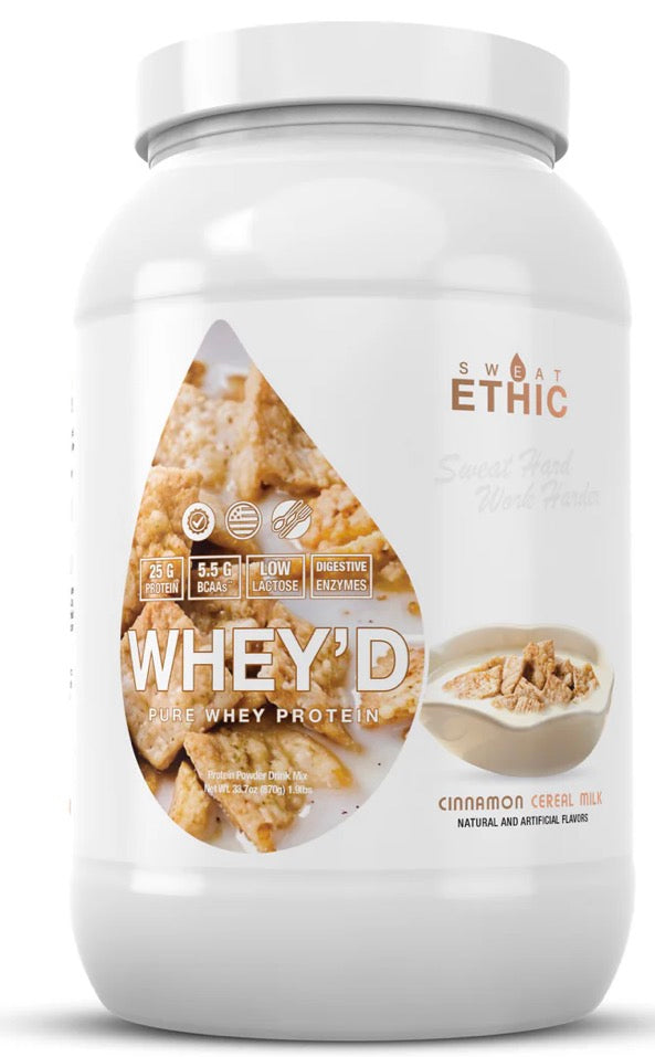 SWEAT ETHIC
WHEY'D PROTEIN