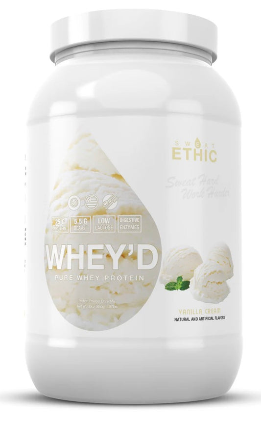 SWEAT ETHIC
WHEY'D PROTEIN