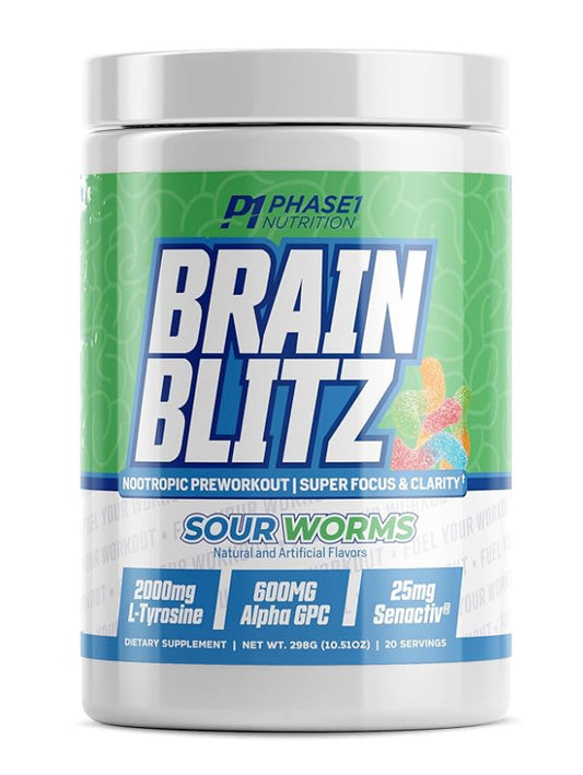 P1 : BRAIN BLITZ®
Nootropic Focus Preworkout