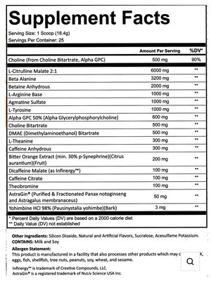 CRUCIBLE V2: EXTREME PRE-WORKOUT