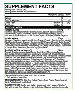 MARTIAN DAILY GREENS (30 SERVINGS)