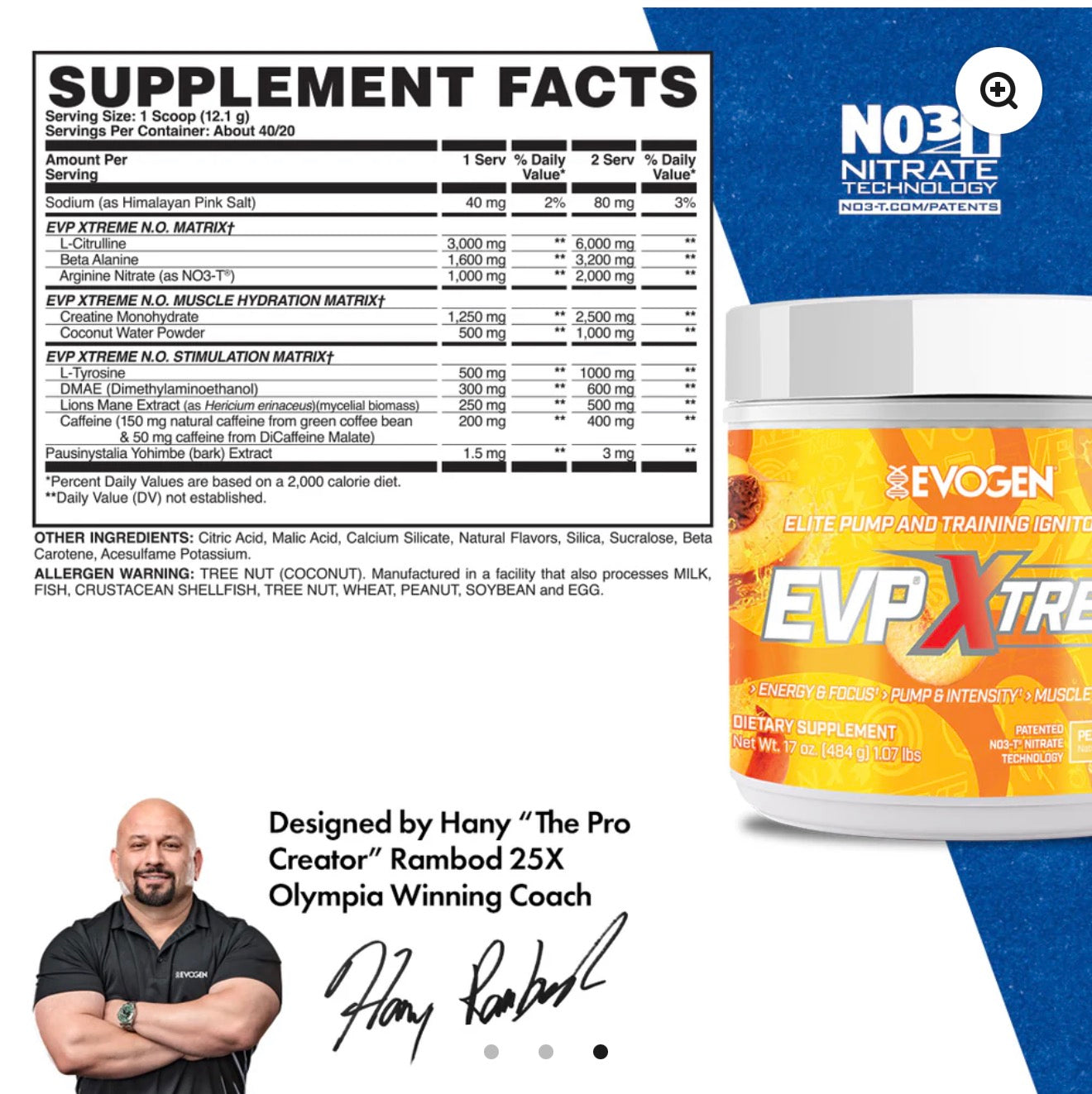 EVP Xtreme N.O. High-Stim Pre-Workout