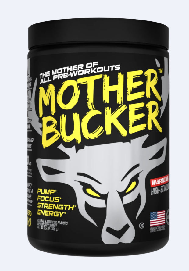 Preentrenamiento nootrópico BUCKED UP Mother Bucker™ - Superconjuntos de fresa - 20 porciones