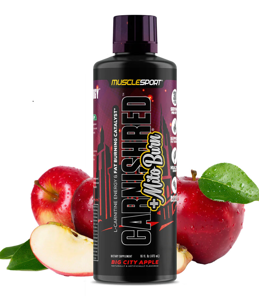 CarniShred®+ Mitoburn® 16oz Liquid - Non Stim Fat Burner - Workout Catalyst