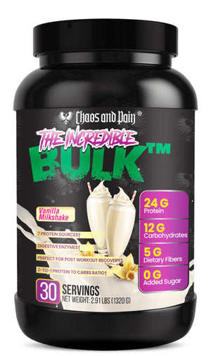 Premium Protein Powder
THE INCREDIBLE BULK™
7 Protein Sources