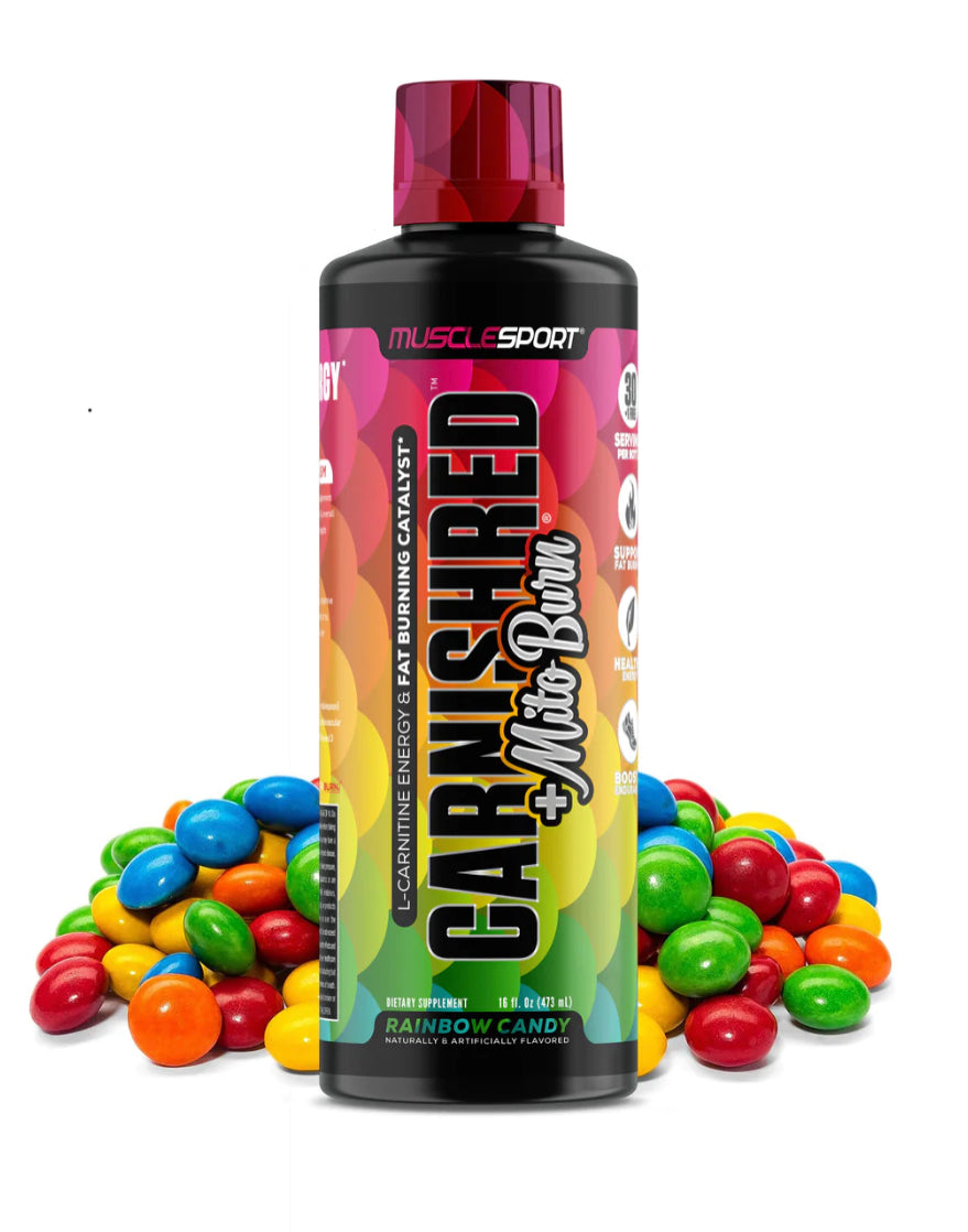 CarniShred®+ Mitoburn® 16oz Liquid - Non Stim Fat Burner - Workout Catalyst
