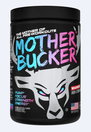 Preentrenamiento nootrópico BUCKED UP Mother Bucker™ - Superconjuntos de fresa - 20 porciones