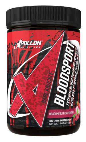 APOLON NUTRITION BAREKNUCKLE BLOODSPORT - EXTREME BLOOD PUMPING POWDER WITH NITRATES