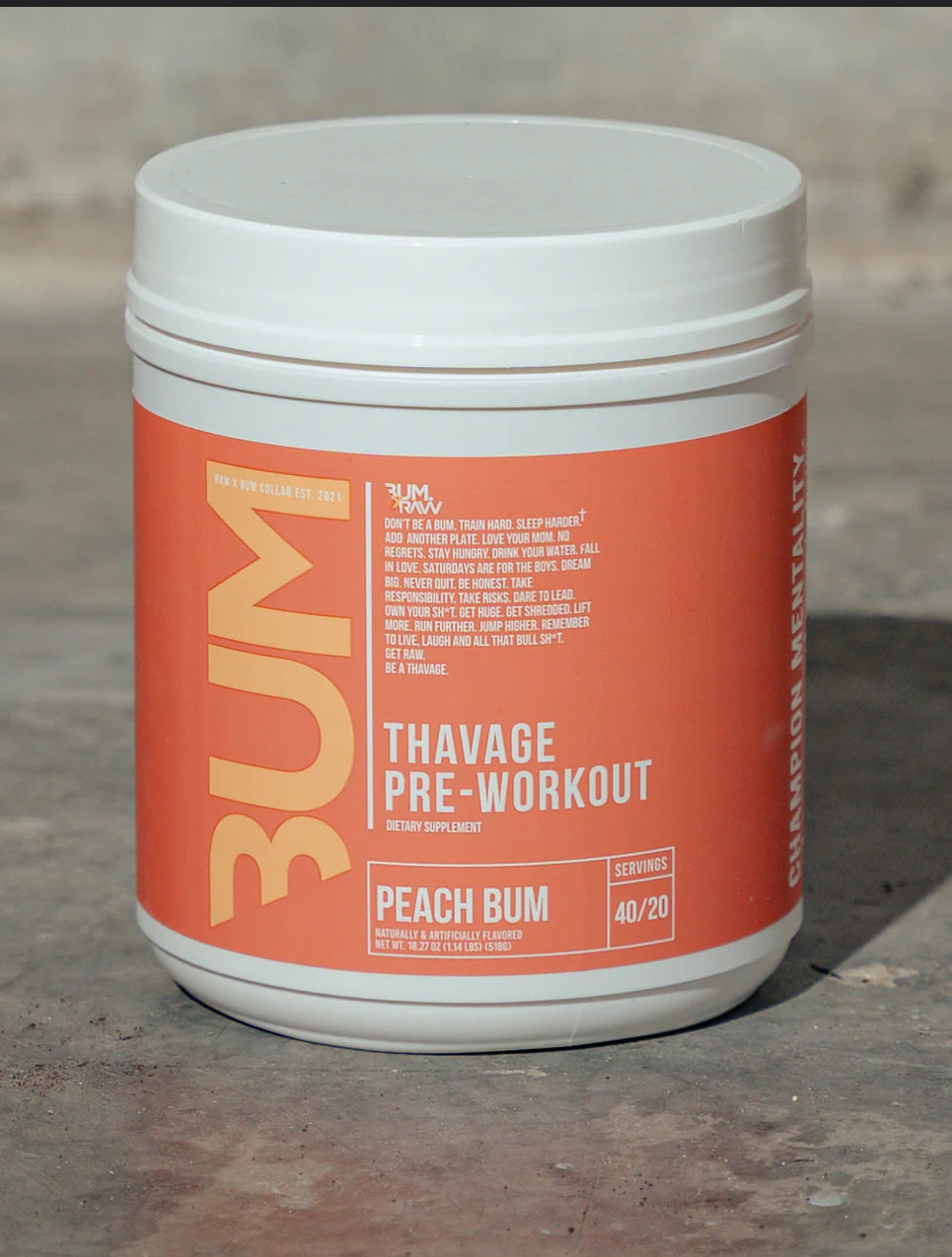 CBUM 3 TURBA PRE ENTRENAMIENTO