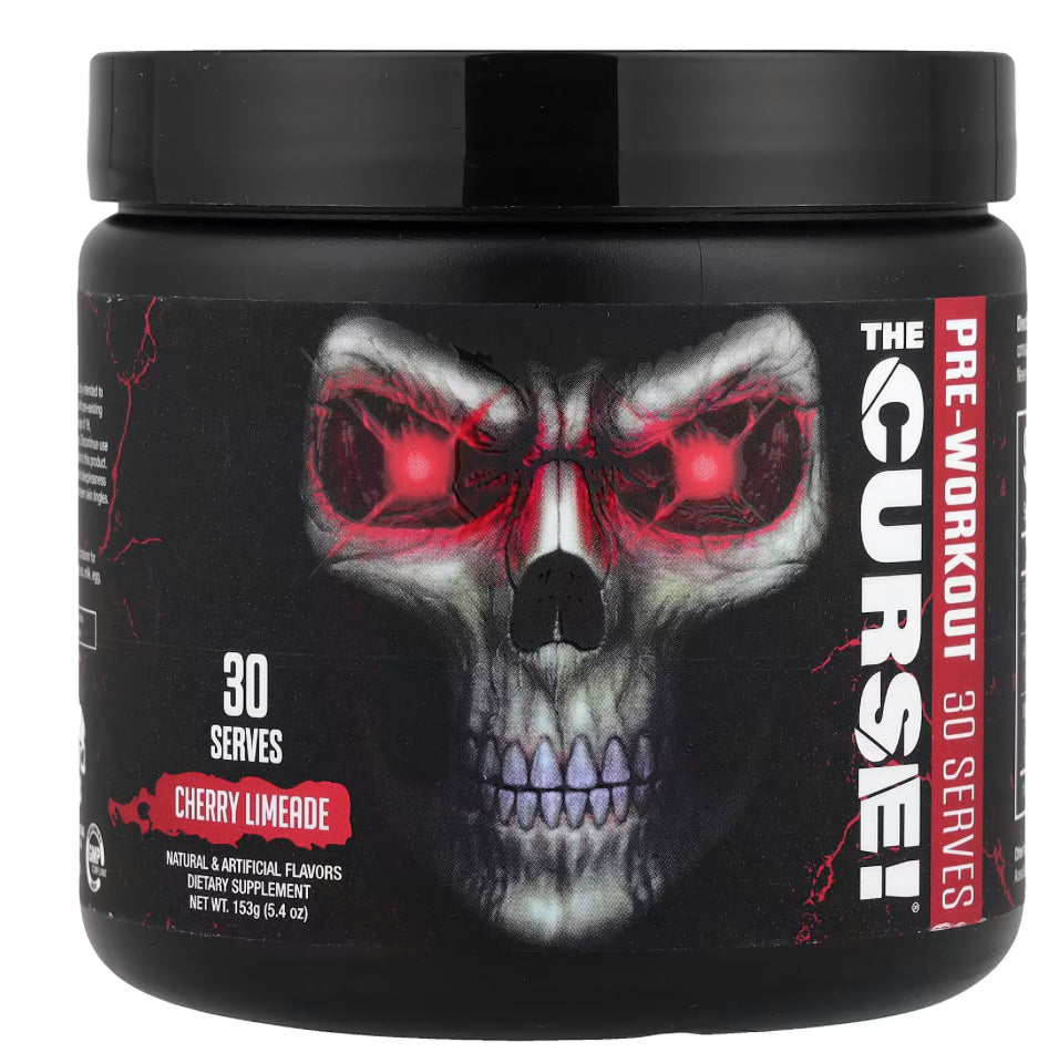 THE CURSE! PRE-WORKOUT

50 SERVINGS, 155MG CAFFEINE