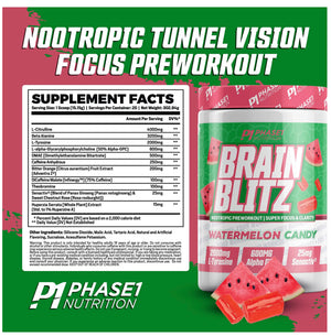 P1 : BRAIN BLITZ®
 Pré-entraînement Nootropic Focus