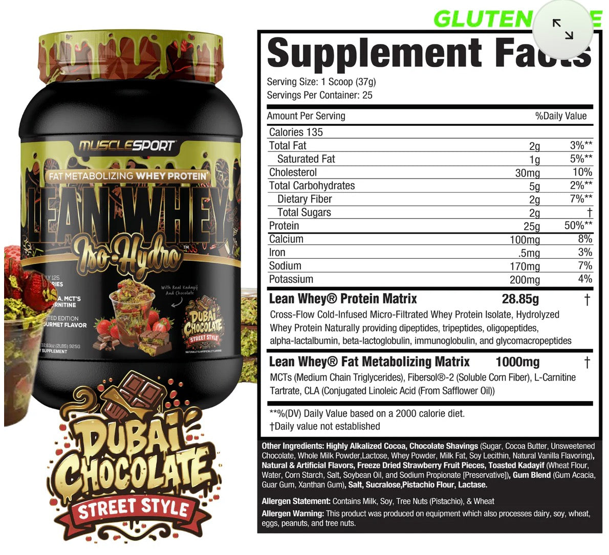 MUSCLE SPORT Lean Whey™ 2lb