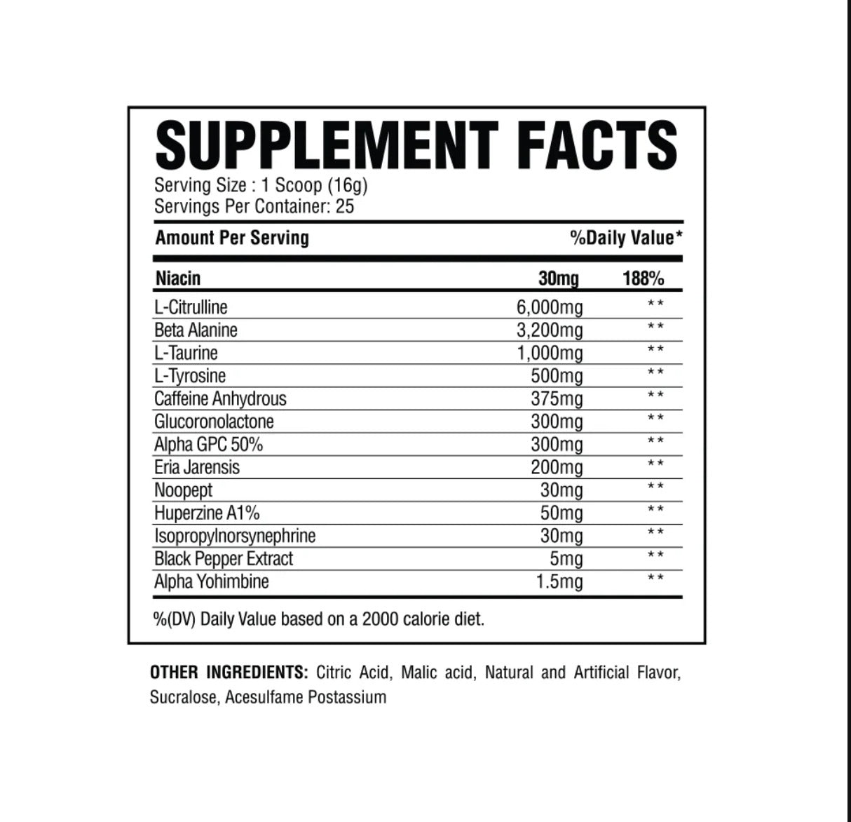 TWISTER HI STIM Pre-Workout