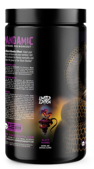 ALL NEW! PANDAMIC - Limited Edition Pre Workout (Black Mamba Edition)