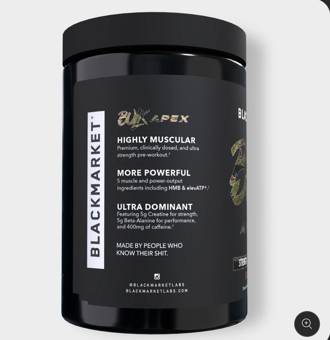 BULK APEX Strength Pre-workout