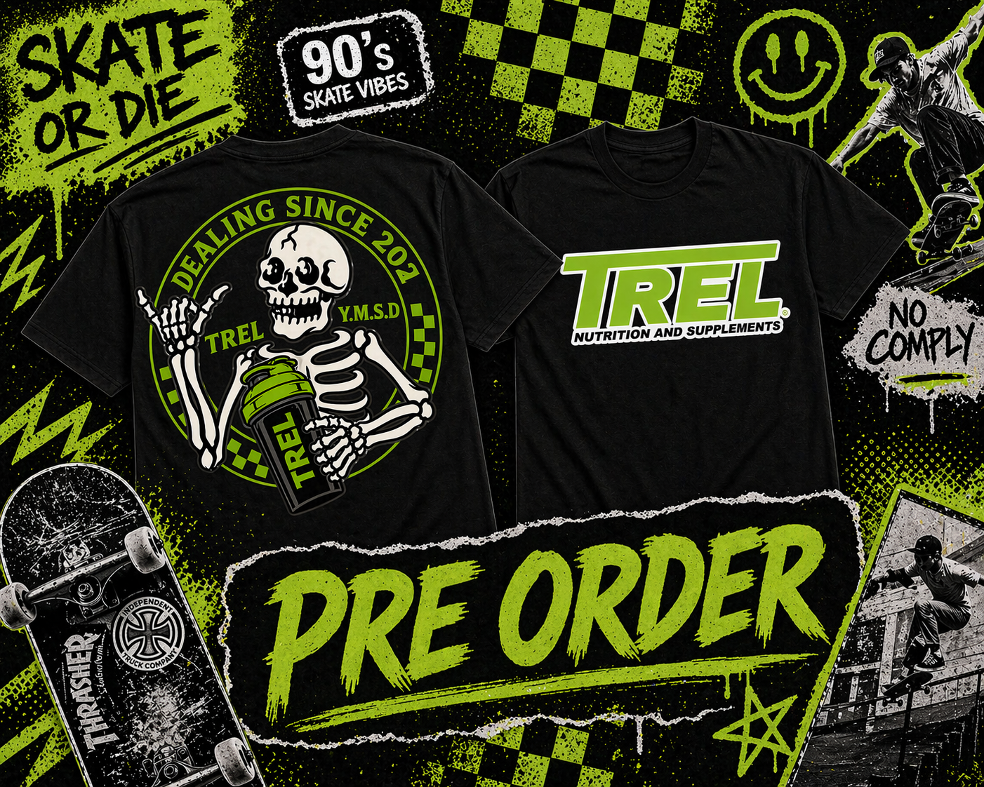 TREL 90s SKATE TEE