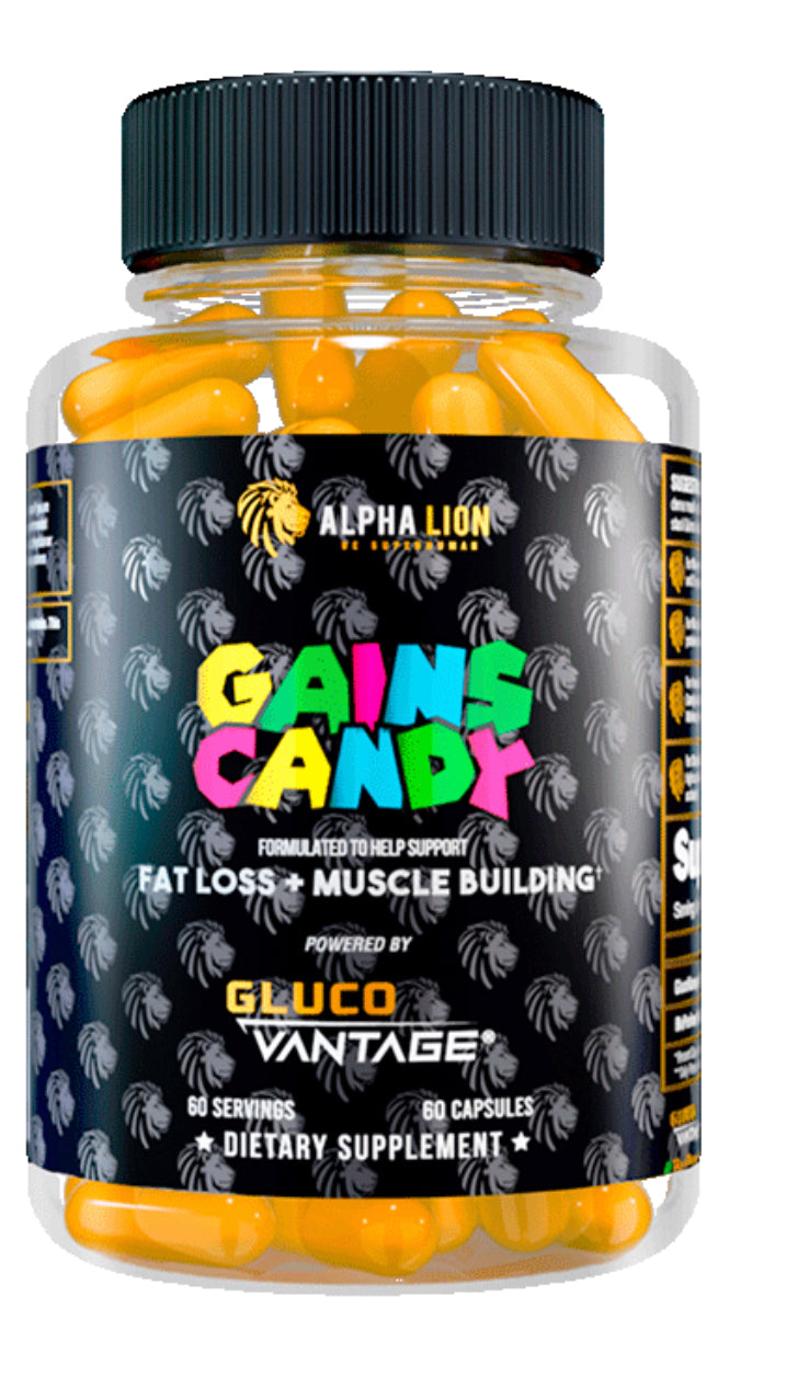 ALPHA LION GAINS CANDY™ GLUCOVANTAGE™ - Insulin Mimicker For Fat Loss & Muscle Building
