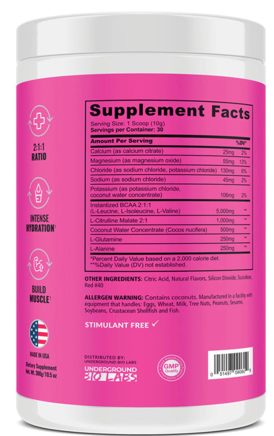 PANDA SUPPS RECOVERY + BCAA