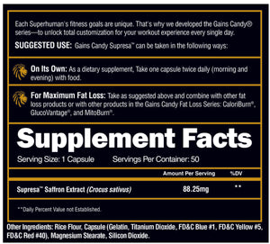 GAINS CANDY™ SUPRESA™ - Suppress Appetite & Control Cravings